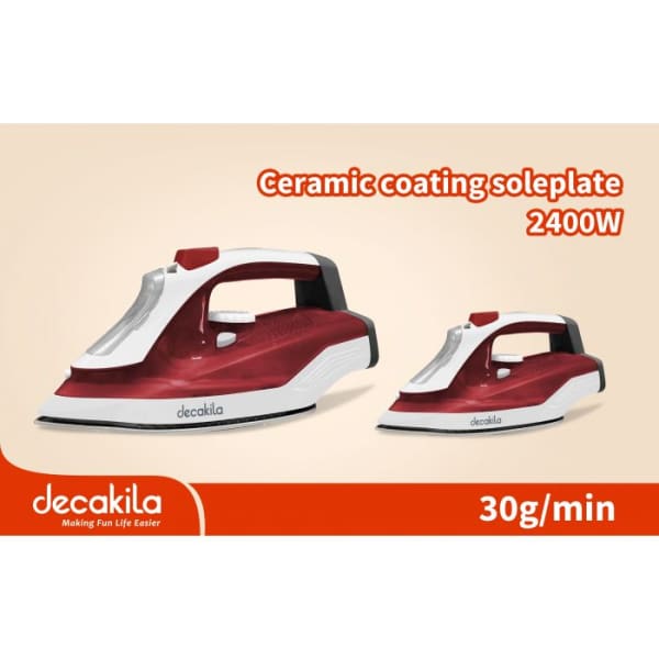 Fer à repasser Decakila 2400W Céramique (KEEN022R) Fer à repasser Decakila 2400W Céramique (KEEN022R)